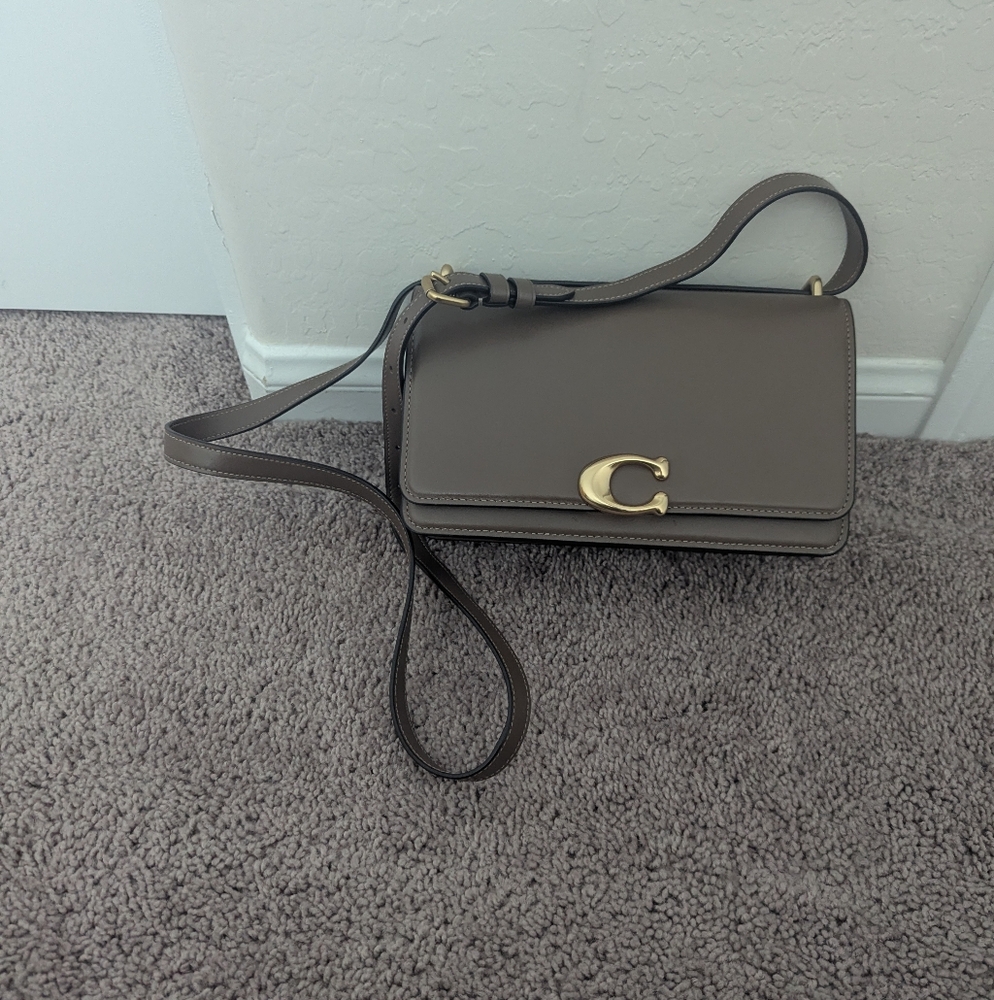 Coach Bandit Shoulder Bag in Dark Stone